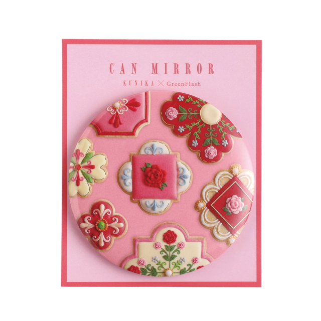KUNIKA 缶ミラー（red） KG-021