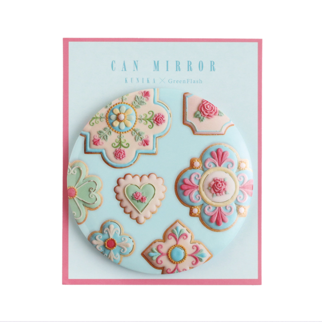 KUNIKA 缶ミラー（blue） KG-022