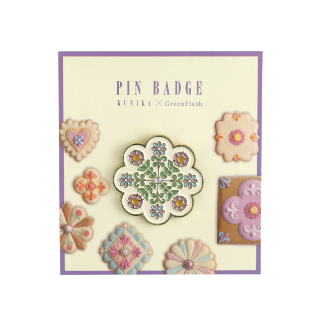 KUNIKA ピンバッジ（purple） KG-026