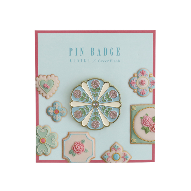 KUNIKA ピンバッジ（blue） KG-027