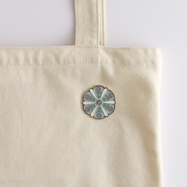 KUNIKA ピンバッジ（blue） KG-027 | デザインステーショナリー