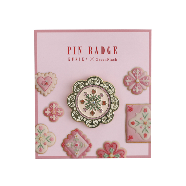 KUNIKA ピンバッジ（pink） KG-028