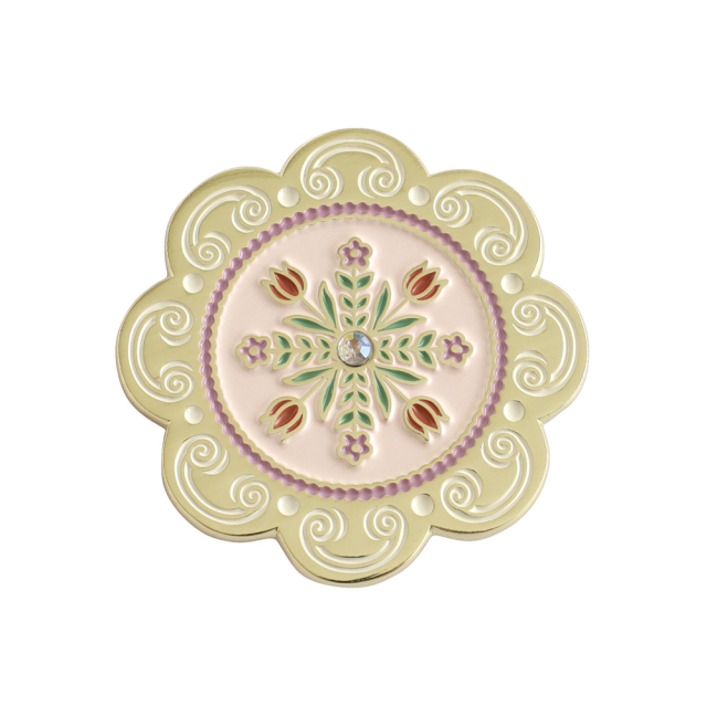 KUNIKA ピンバッジ（pink） KG-028 | デザインステーショナリーの