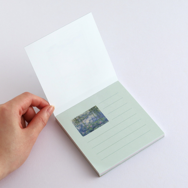 DAILY MUSEUM メモパッド・スクエア<睡蓮> MU-003 | デザイン