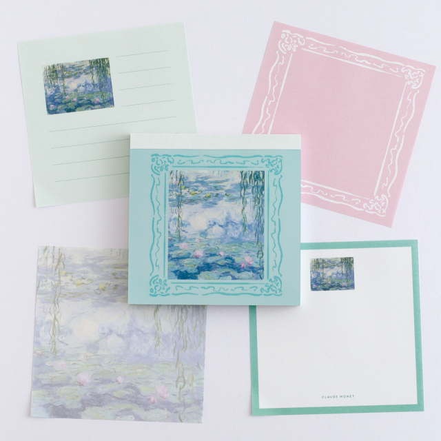 DAILY MUSEUM メモパッド・スクエア<睡蓮> MU-003 | デザイン