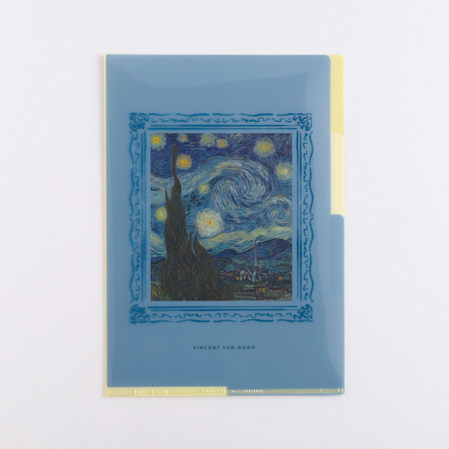 DAILY MUSEUM A5ポケットクリアファイル<星月夜> MU-014