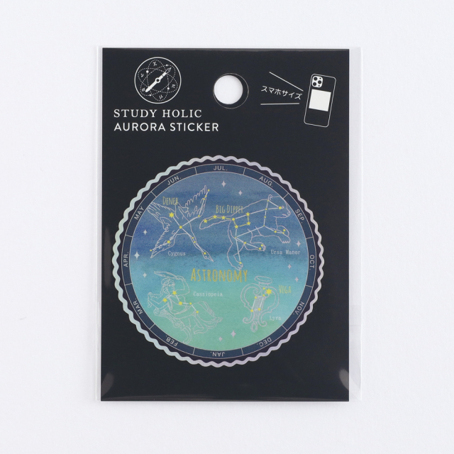 STUDY HOLIC オーロラステッカー（天文学）ST-350 | デザイン