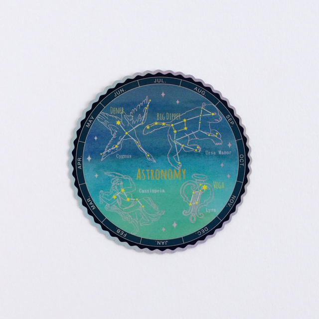 STUDY HOLIC オーロラステッカー（天文学）ST-350 | デザイン