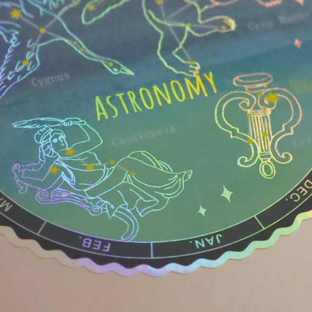 STUDY HOLIC オーロラステッカー（天文学）ST-350 | デザイン