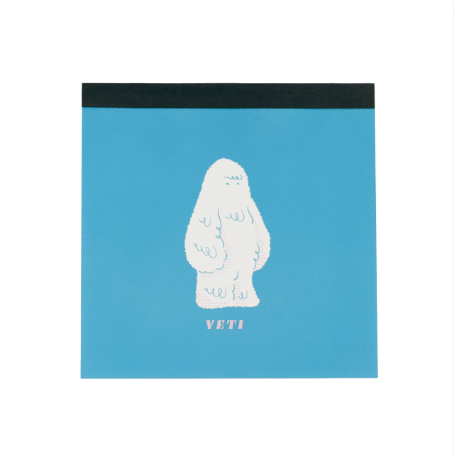 ミカクニン メモパッド・スクエア(イエティ) MN-001