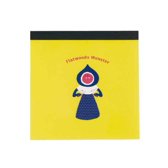 ミカクニン メモパッド・スクエア(フラットウッズモンスター) MN-004