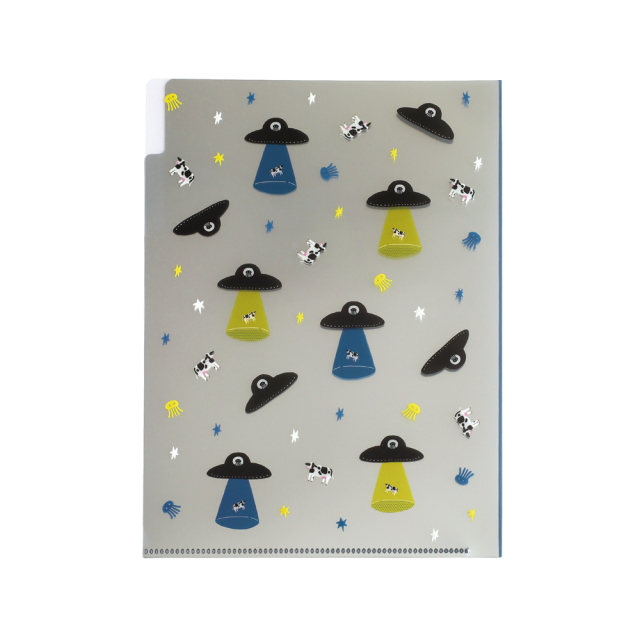 ミカクニン A5ポケットクリアファイル(UFO) MN-010 | デザイン