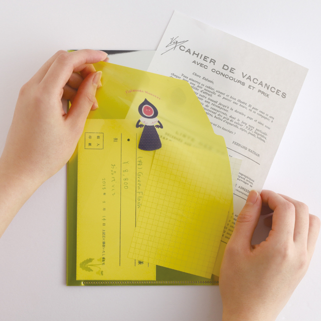 ミカクニン A5ポケットクリアファイル(フラットウッズモンスター