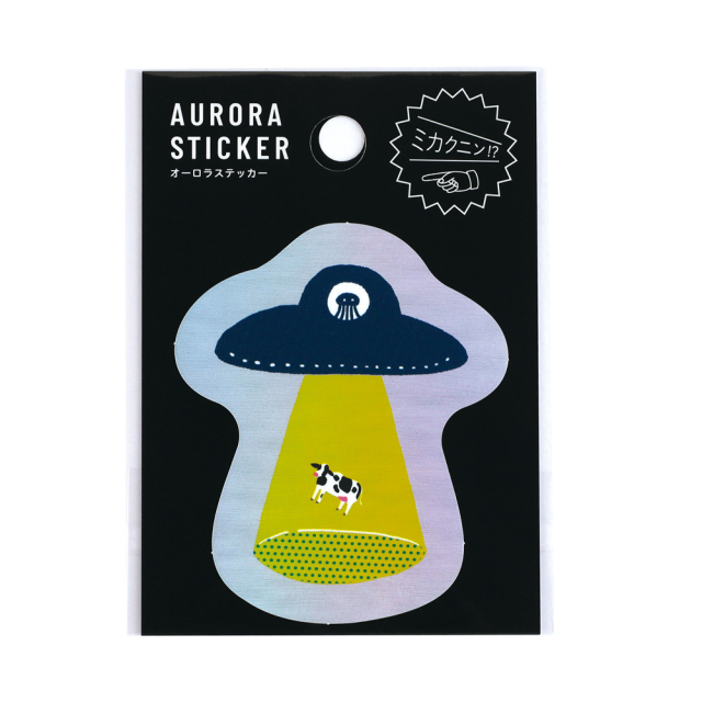 ミカクニン オーロラステッカー(UFO) MN-014