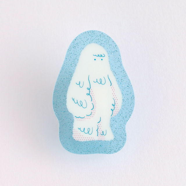 ミカクニン アクリルクリップ(イエティ) MN-017 | デザイン