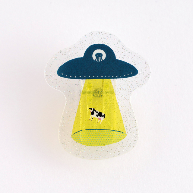 ミカクニン アクリルクリップ(UFO) MN-018 | デザインステーショナリー