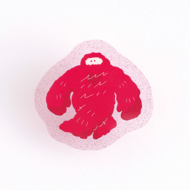 ミカクニン アクリルクリップ(ビッグフット) MN-019 | デザイン