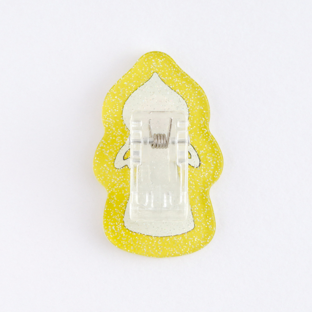 新作【新品未使用】アレク 希少　花　クリップ M ヘアクリップ 4個セットクリスタルフラワーミニメタルクリップ