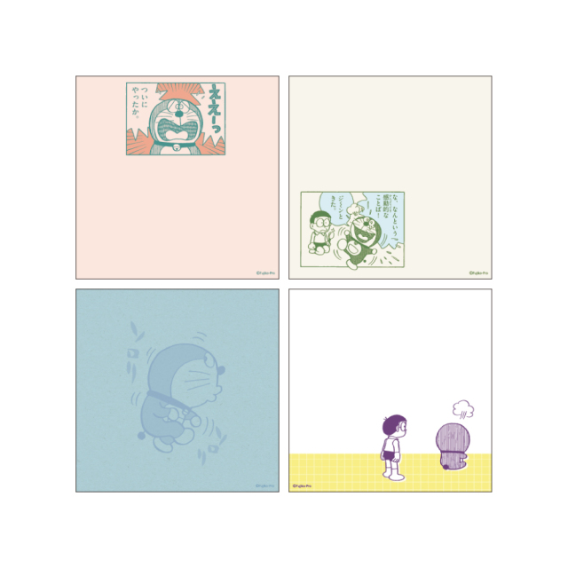 ドラえもん メモパッド・スクエア（ソロリソロリ） DG-329 | デザイン