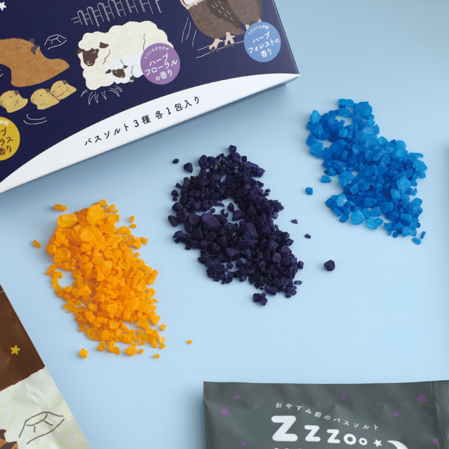 ZooNightバスソルト（3種セット） GRD-089 | デザインステーショナリー