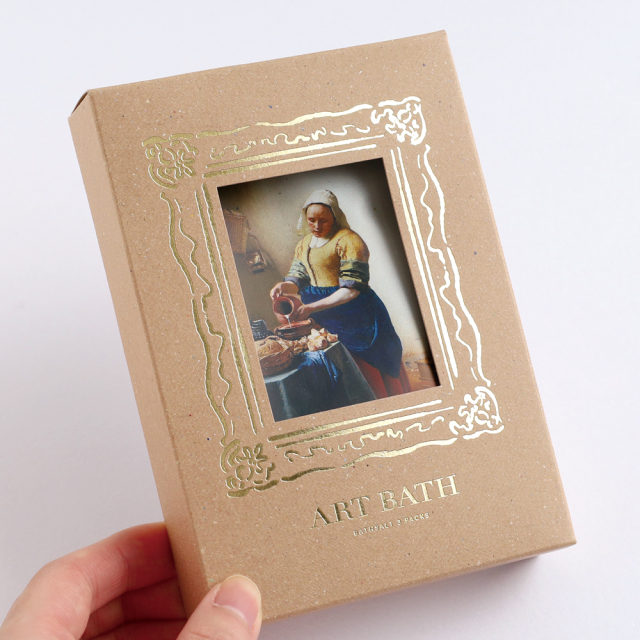 DAILY MUSEUM バスソルト3包セット（牛乳を注ぐ女） | デザイン