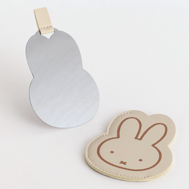 miffy ケース付き薄型ミラー（beige） BM-423 | デザイン
