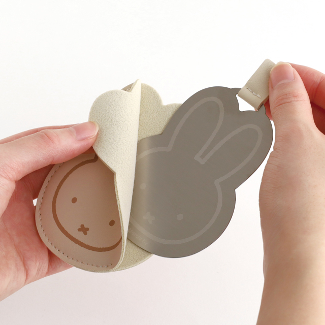 miffy ケース付き薄型ミラー（beige） BM-423 | デザイン