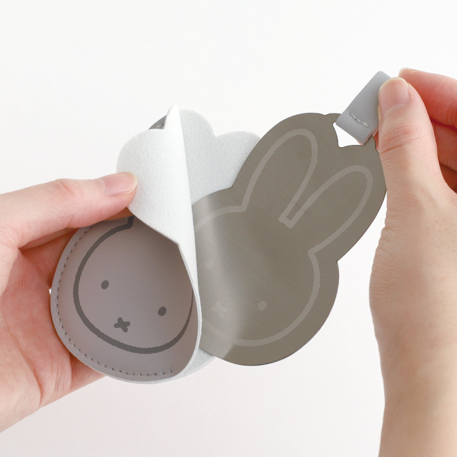 miffy ケース付き薄型ミラー（gray） BM-424 | デザイン
