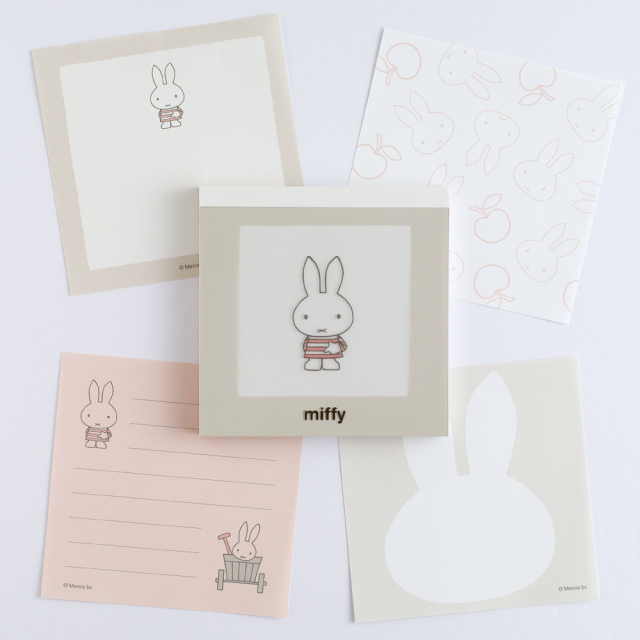 miffy メモパッド・スクエア（beige） BM-430 | デザイン