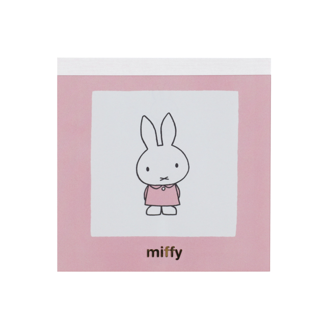 miffy メモパッド・スクエア（pink） BM-431