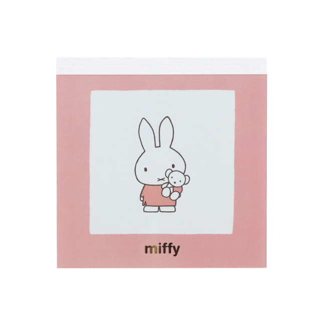 miffy メモパッド・スクエア(coral)  BM-433