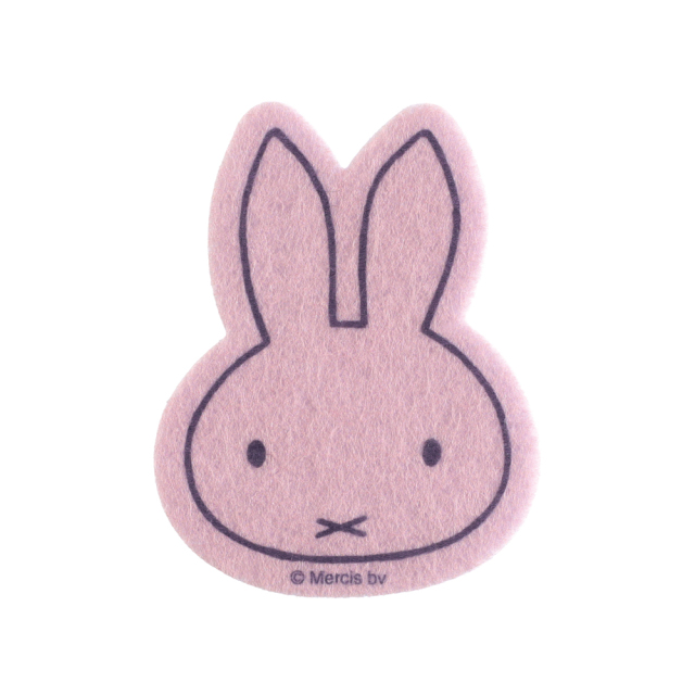 miffy フェルトステッカー（pink） BM-447 | デザインステーショナリー