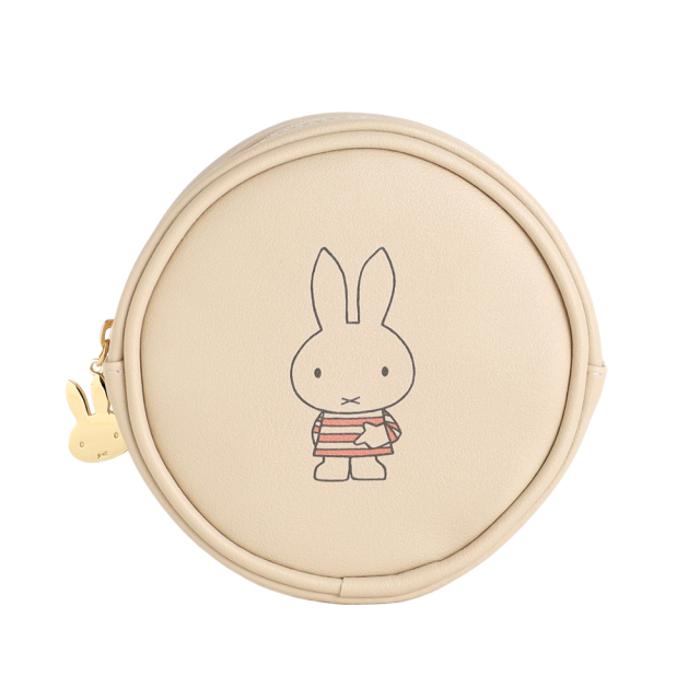 miffy 丸型ポーチ（beige） BM-458