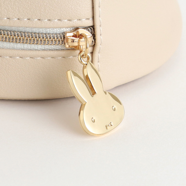 ⑧みずりん ふっくら丸みのトートミニミニポーチ 小トートミニミニポーチ miffy 丸型ポーチ（beige） BM-458 | デザインステーショナリーの