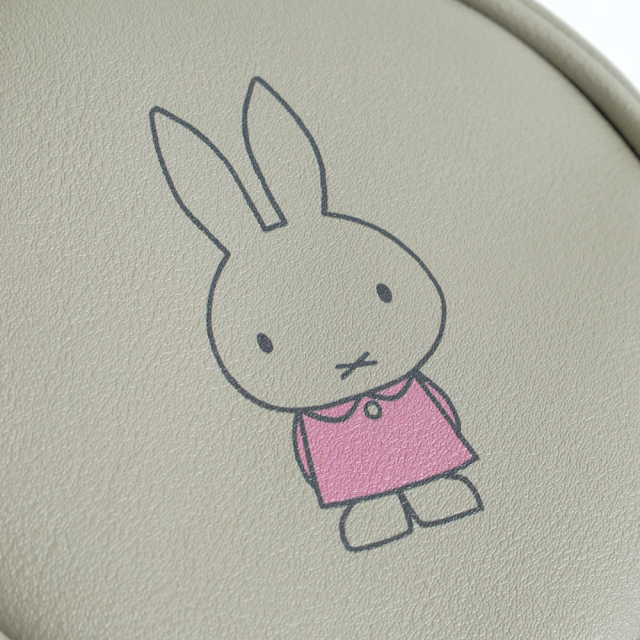 miffy 丸型ポーチ（gray） BM-459 | デザインステーショナリーの