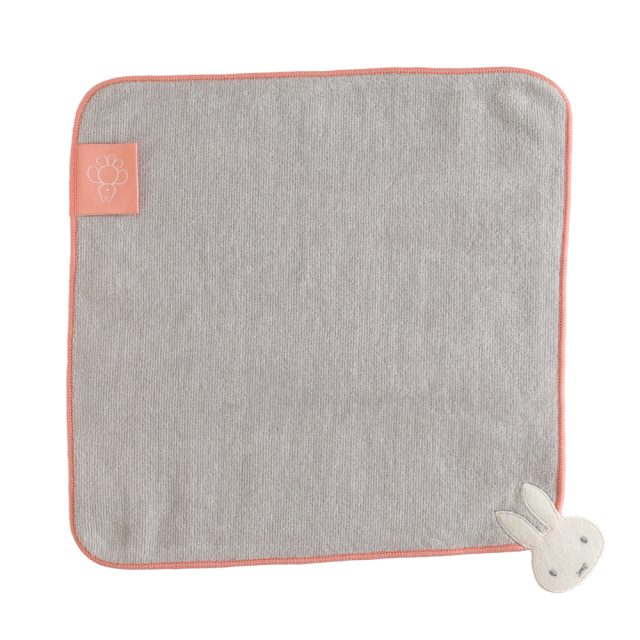 miffy タオルハンカチ（gray） BM-466