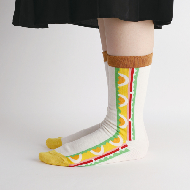 garapagosocks 靴下（たまごサンド）GP-057 | デザイン