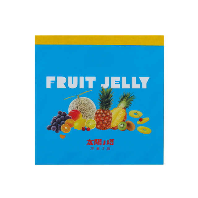 太陽ノ塔洋菓子店 メモパッド・スクエア (フルーツゼリー) TY-002