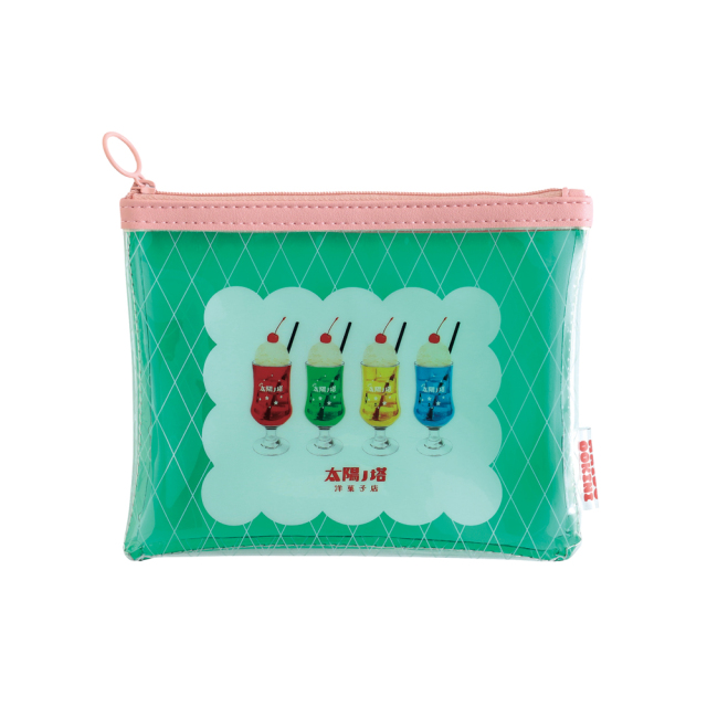 太陽ノ塔洋菓子店 PVCポーチ(クリームソーダ ) TY-031