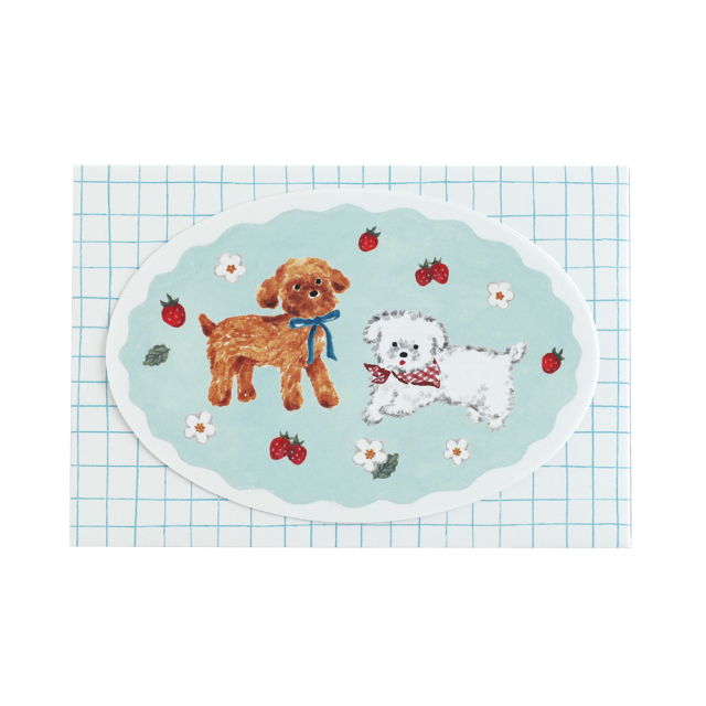 利光春華 レターセット(dog) TH-010