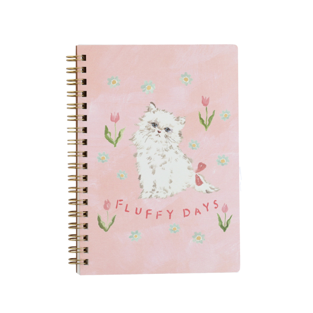 利光春華 B6リングノート(tulip cat) TH-012
