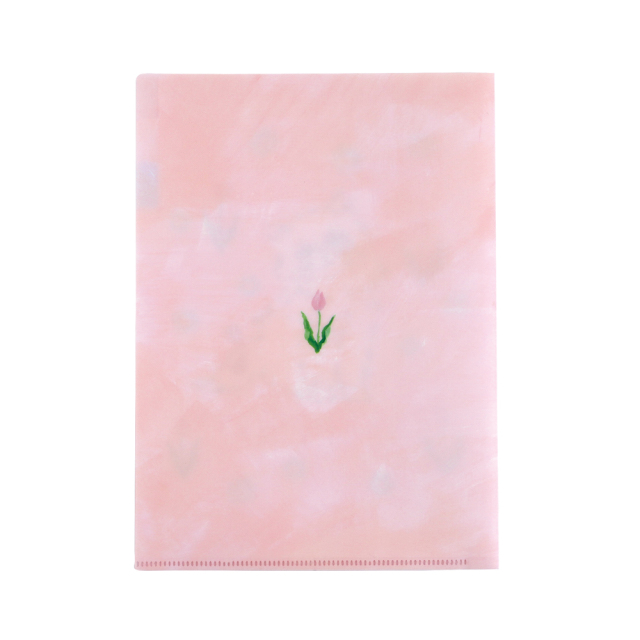 利光春華 A5ポケットクリアファイル（tulip cat） TH-016 | デザイン