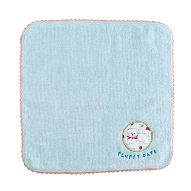 利光春華 タオルハンカチ(strawberry dog) TH-032