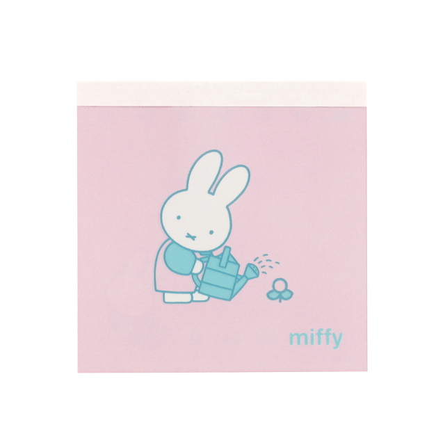 miffy メモパッド・スクエア（flower） BM-471 | デザイン