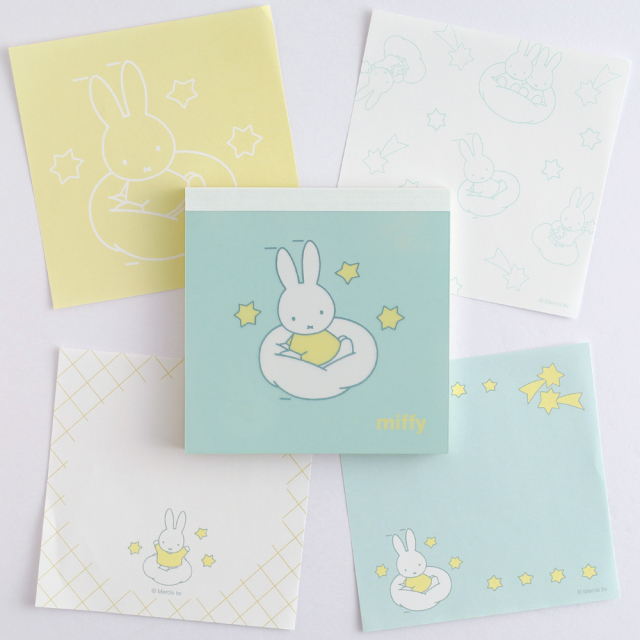 miffy メモパッド・スクエア（star） BM-472 | デザイン