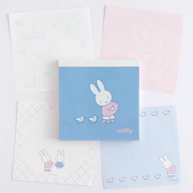 miffy メモパッド・スクエア（friends） BM-473 | デザイン
