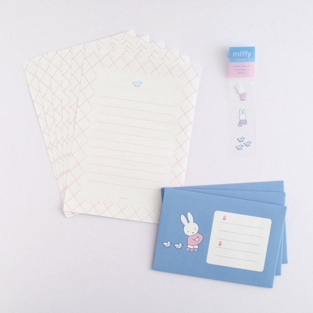 miffy レターセット（friends） BM-481 | デザインステーショナリーの