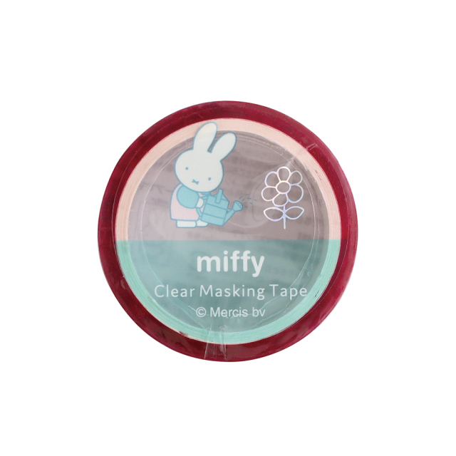 miffy オーロラ箔クリアマスキングテープ(flower) BM-483