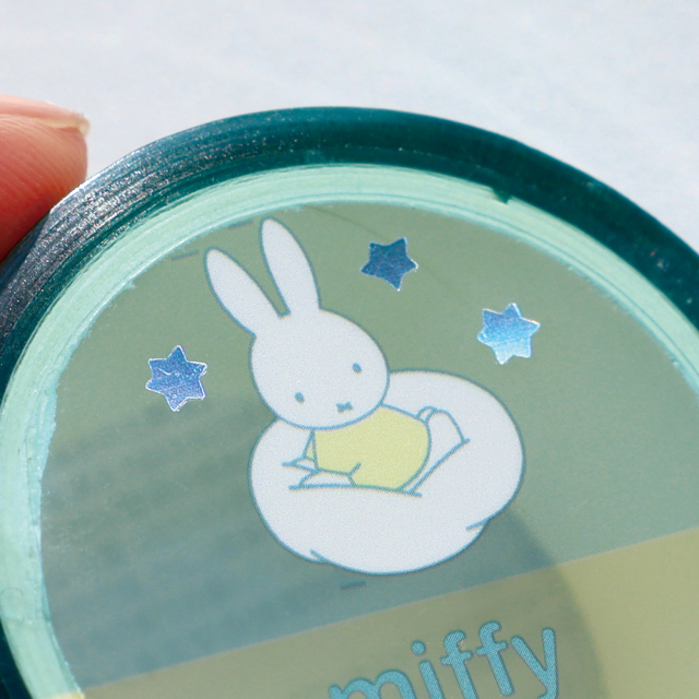 miffy オーロラ箔クリアマスキングテープ(star) BM-484 | デザイン