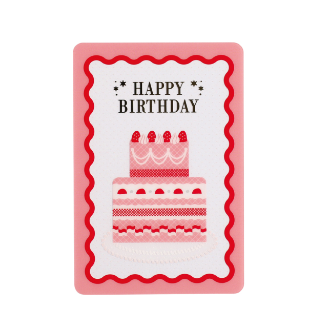 SCANDAL MANIA ファンクラブバースデーカードBirthdayCard クリアバースデーカード（pink） BDC-001 | デザインステーショナリー